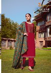 Nigaar 31 By Alok Suit Rayon Slub Embroidery Dress Material Wholesale Shop In Surat